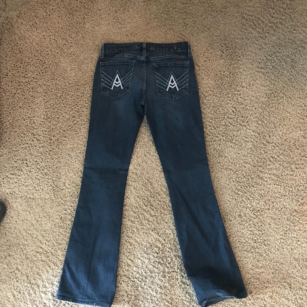 7’s A pocket boot cut jeans